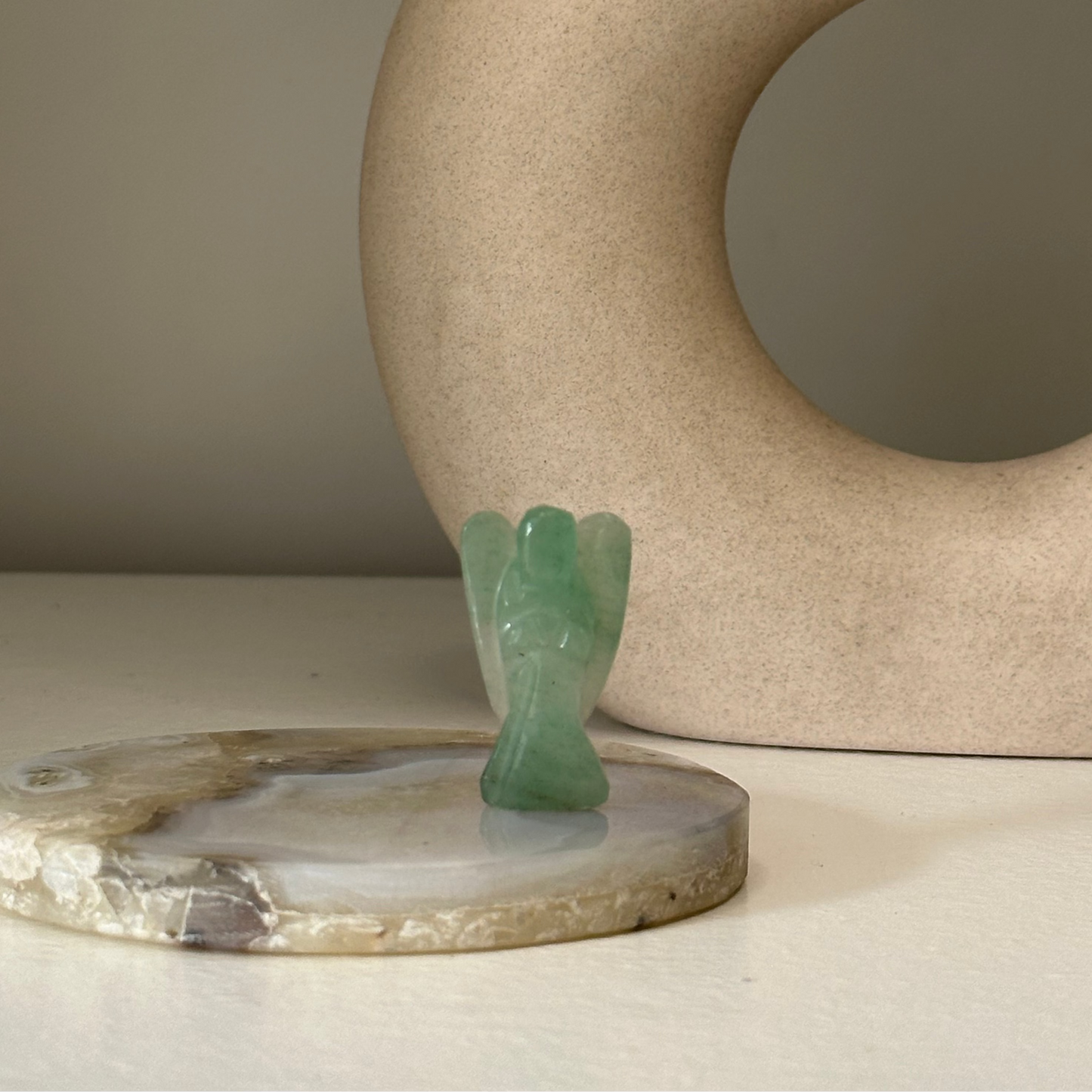 Green Aventurine Angel [Luck, Abundance, Emotional Balance, Growth]