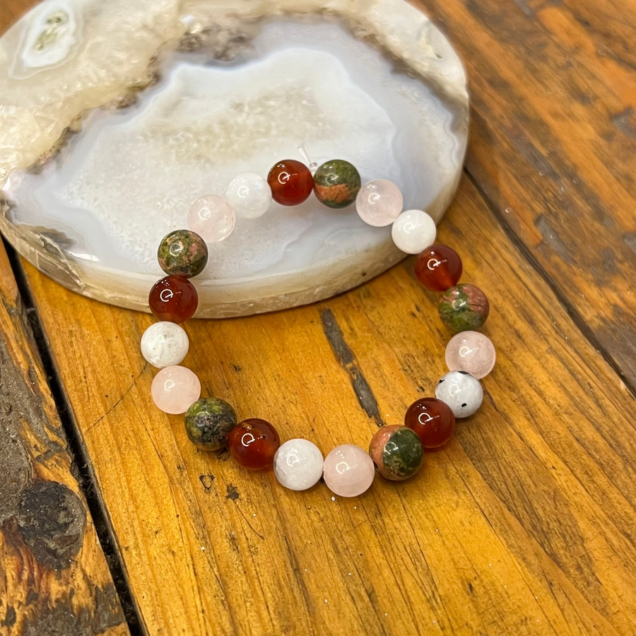 AAA Womb Nurture Bracelet [Fertility, Womb Healing, Divine Feminine, Emotional Balance]
