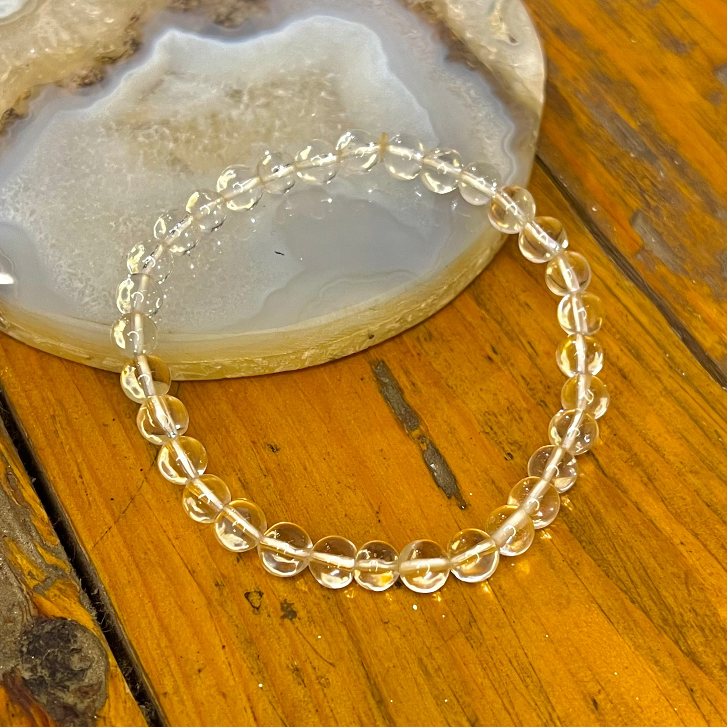 AAA Clear Quartz Bracelet [Clarity, Amplification, Healing, Energy Balance]