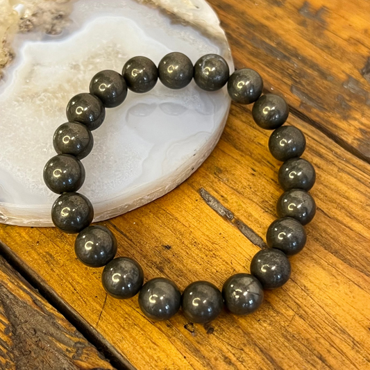 AAA Pyrite Bracelet [Wealth, Protection, Confidence]