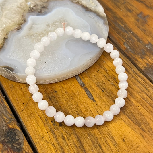 AAA Selenite Bracelet [Calm, Clarity, Protection, Cleansing]