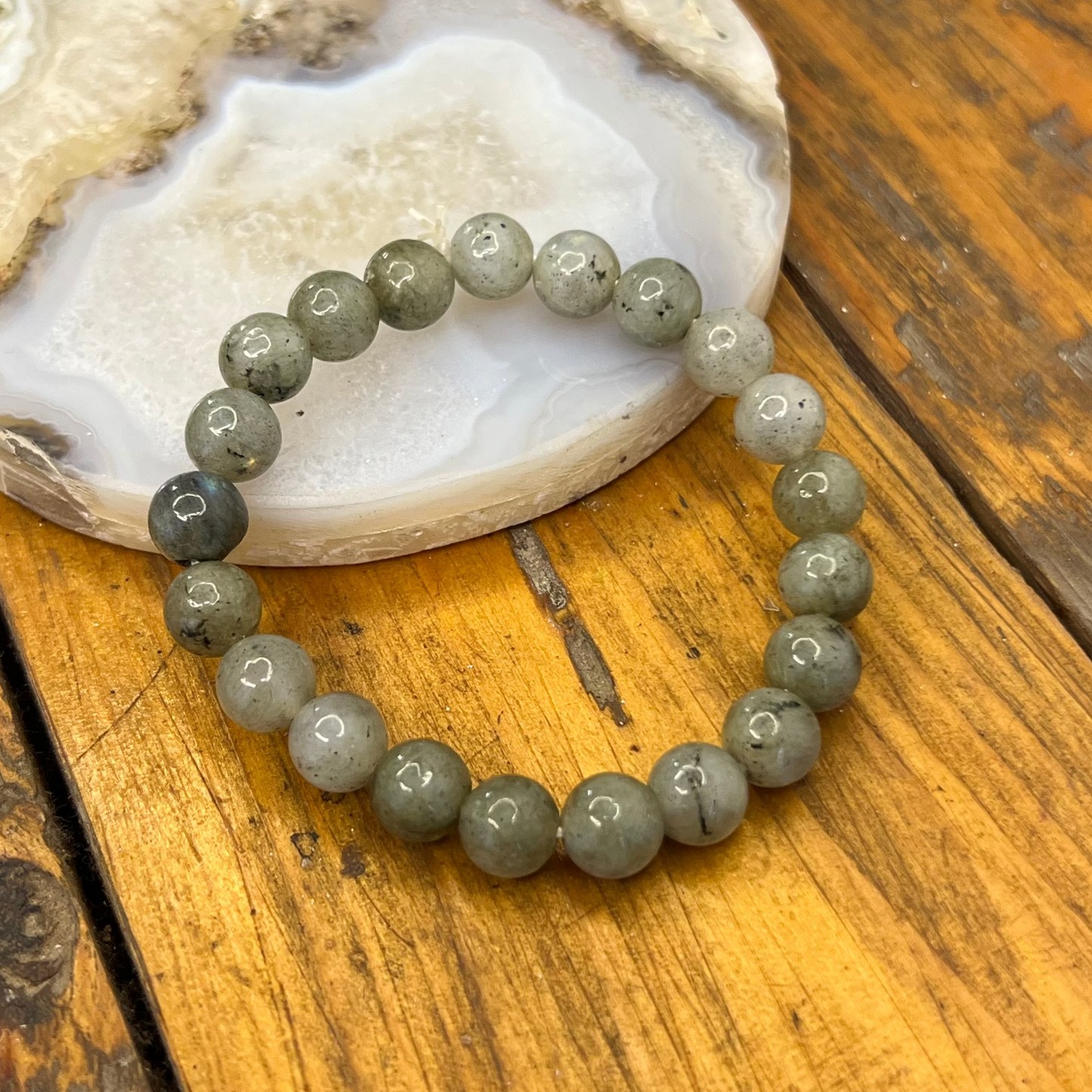 AAA Labradorite Bracelet [Protection, Intuition, Transformation, Confidence]