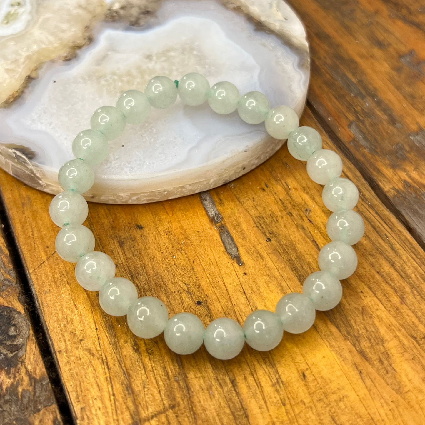 AAA Green Aventurine Bracelet [Luck, Abundance, Growth, Opportunity]