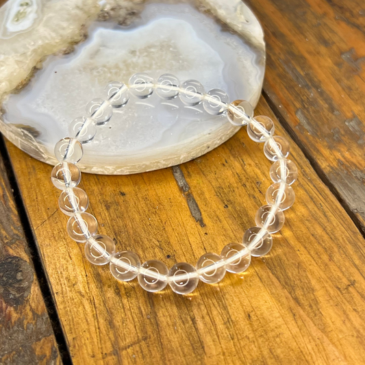 AAA Clear Quartz Bracelet [Clarity, Amplification, Healing, Energy Balance]