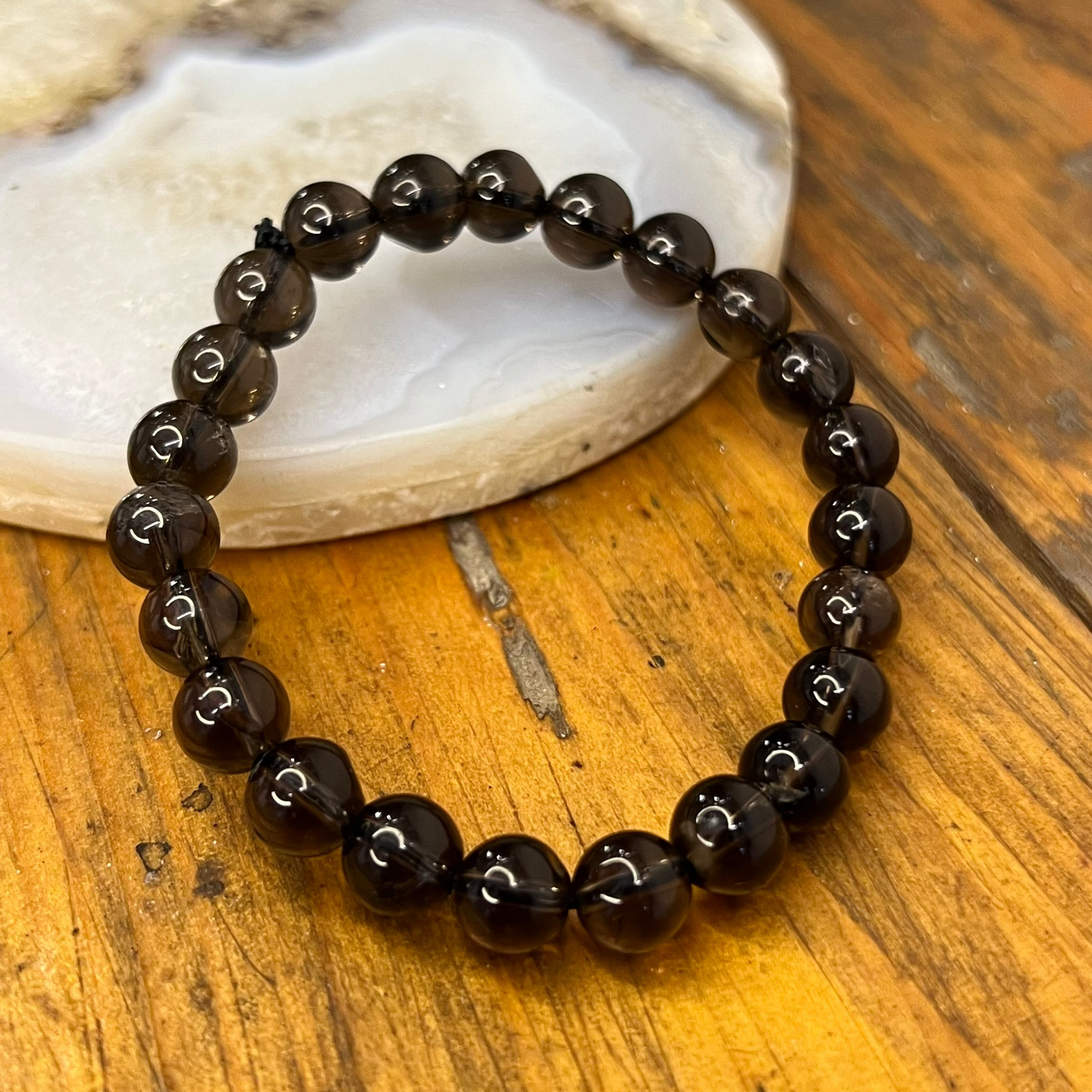 AAA Smoky Quartz Bracelet [Grounding, Protection, Stress Relief, Stability]