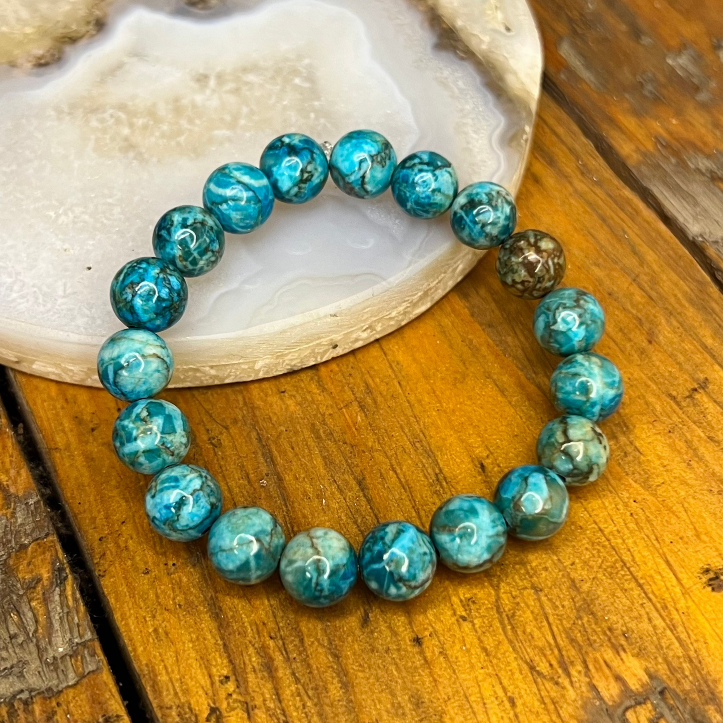 AAA Turquoise Bracelet [Protection, Luck, Communication, Healing]
