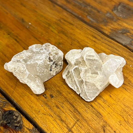 Raw Selenite Stone [Cleansing, Calm, Clarity, Protection]