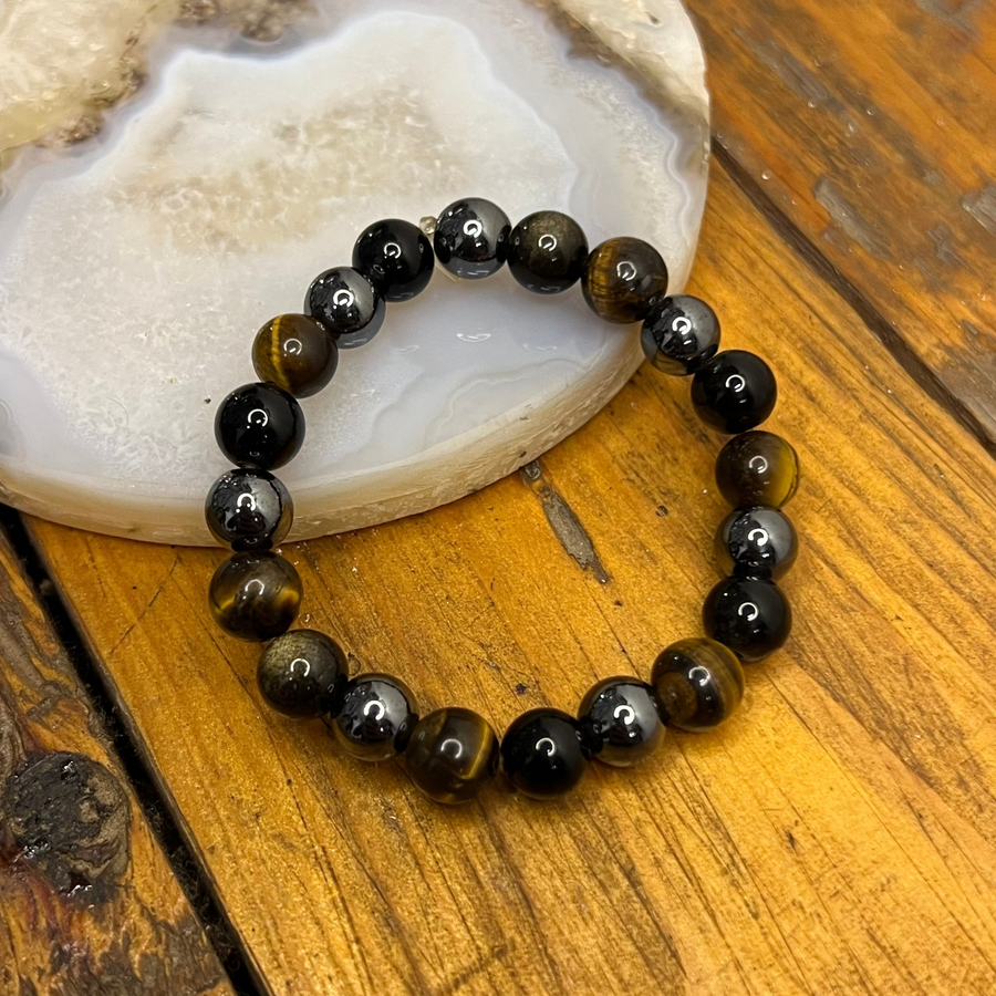AAA Triple Protection Bracelet [Protection, Grounding, Stability, Negative Energy Shield]
