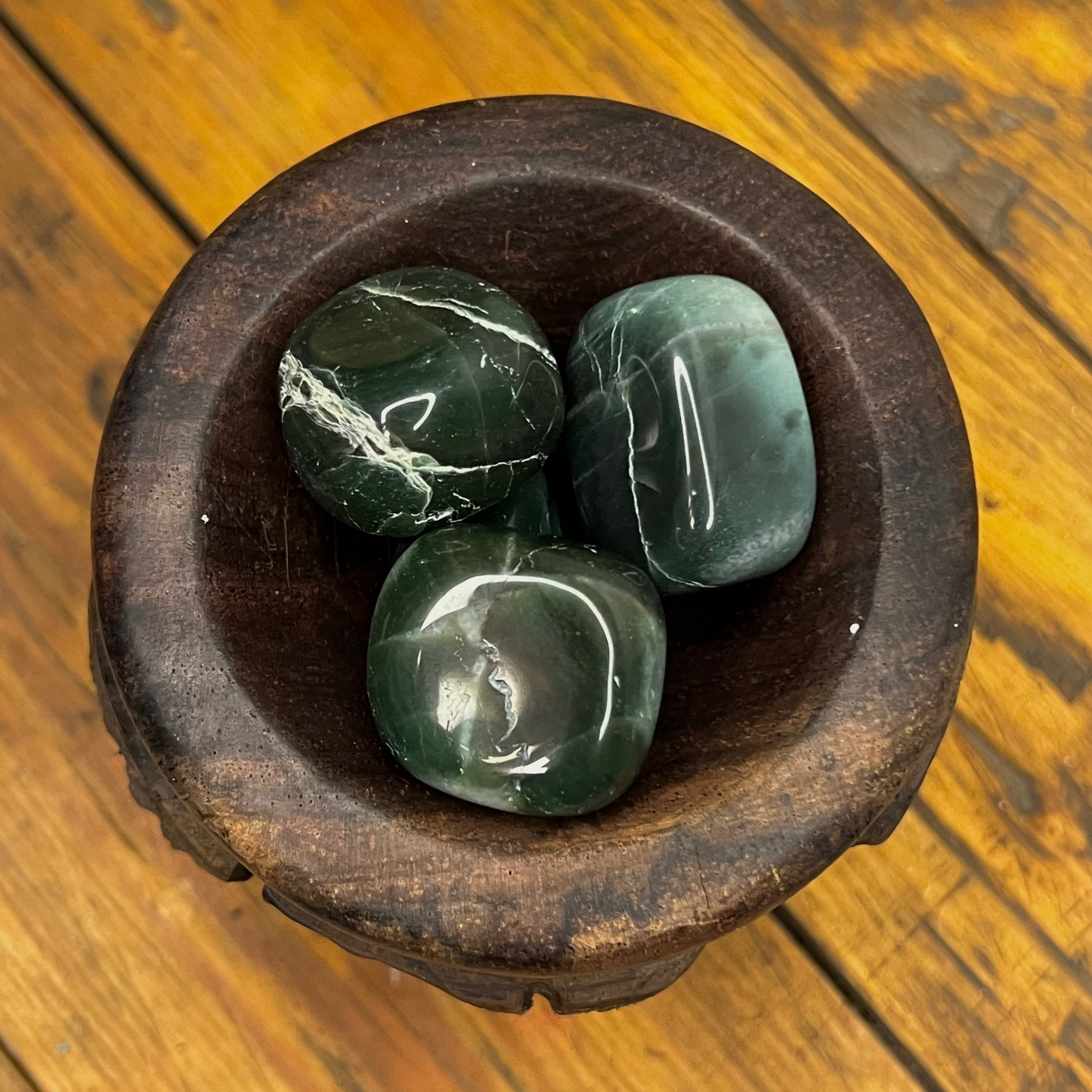 Green Aventurine Tumbled Stones [Luck, Abundance, Growth, Emotional Balance]