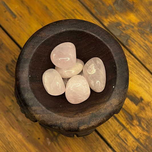 Rose Quartz Tumbled Stones [Self-Love, Emotional Healing, Calm, Harmony]