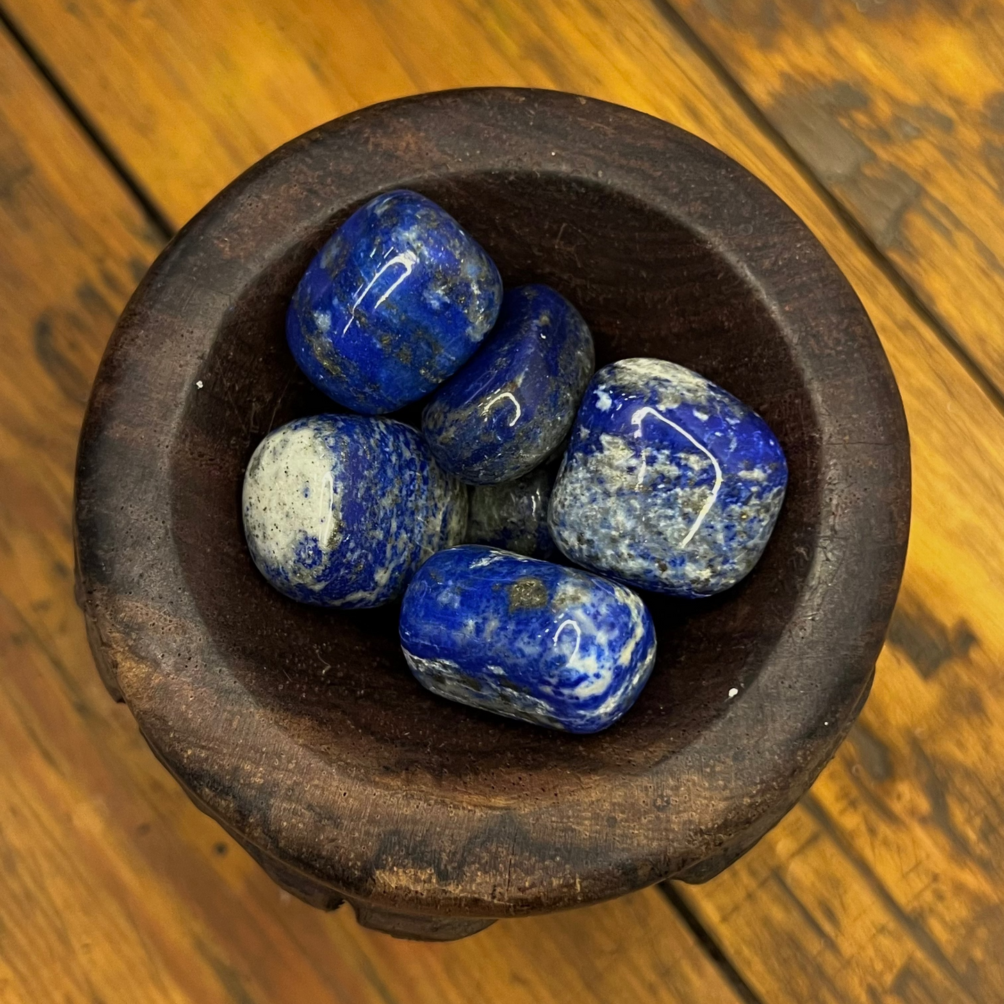 Lapis Lazuli Tumbled Stones [Wisdom, Truth, Confidence, Intuition]