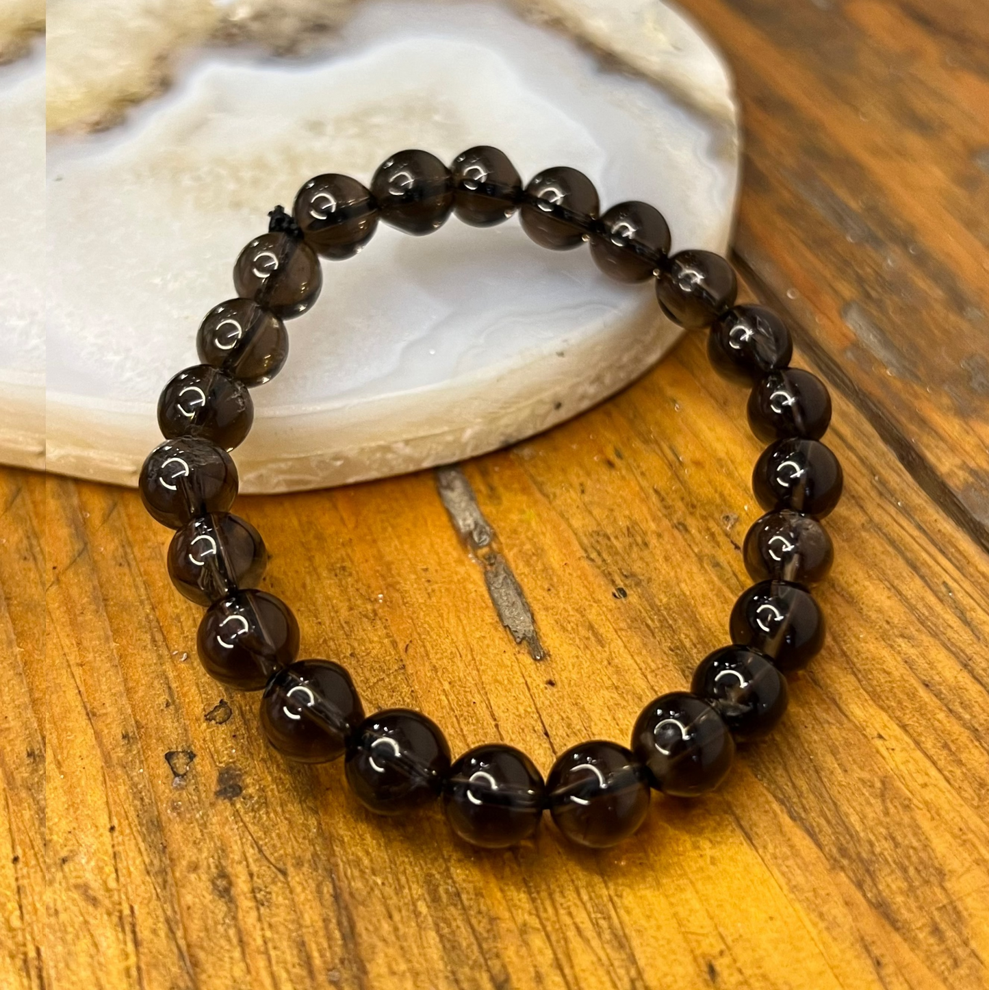 AAA Smoky Quartz Bracelet [Grounding, Protection, Stress Relief, Stability]